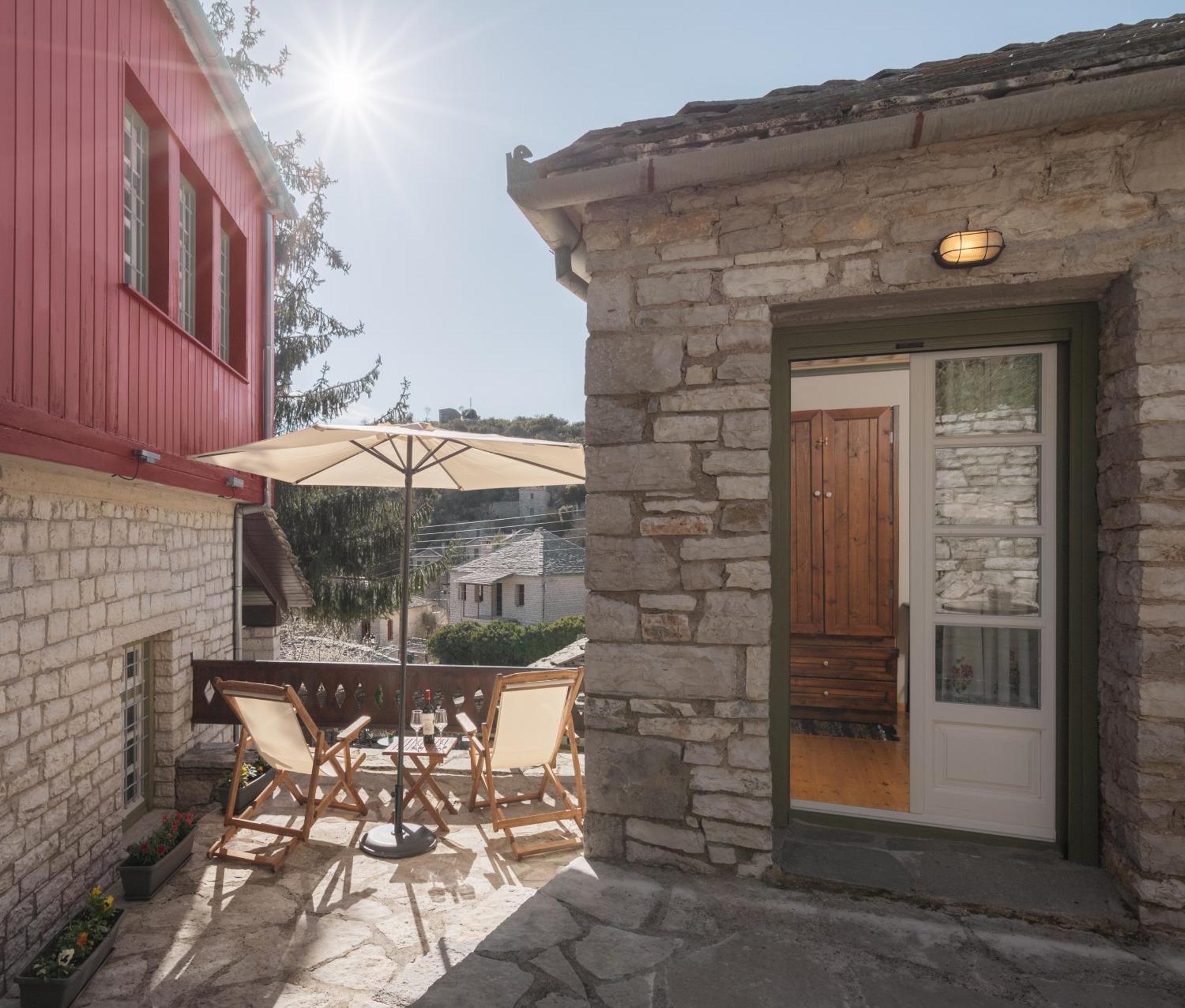 Hotel Ameliko Zagori Áno Pediná Zimmer foto